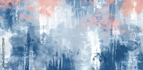 blue and white background, in the style of brushstroke fields