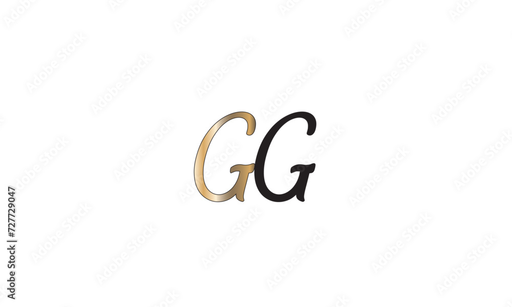 GG, G , G Abstract Letters Logo Monogram GG, G , G Abstract Letters Logo Monogram