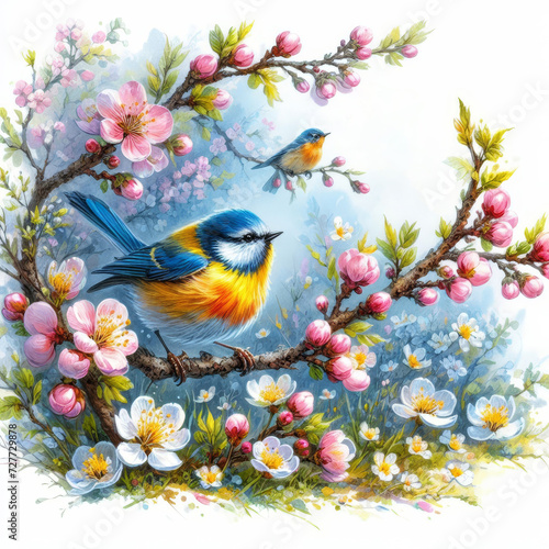 Birds in the garden