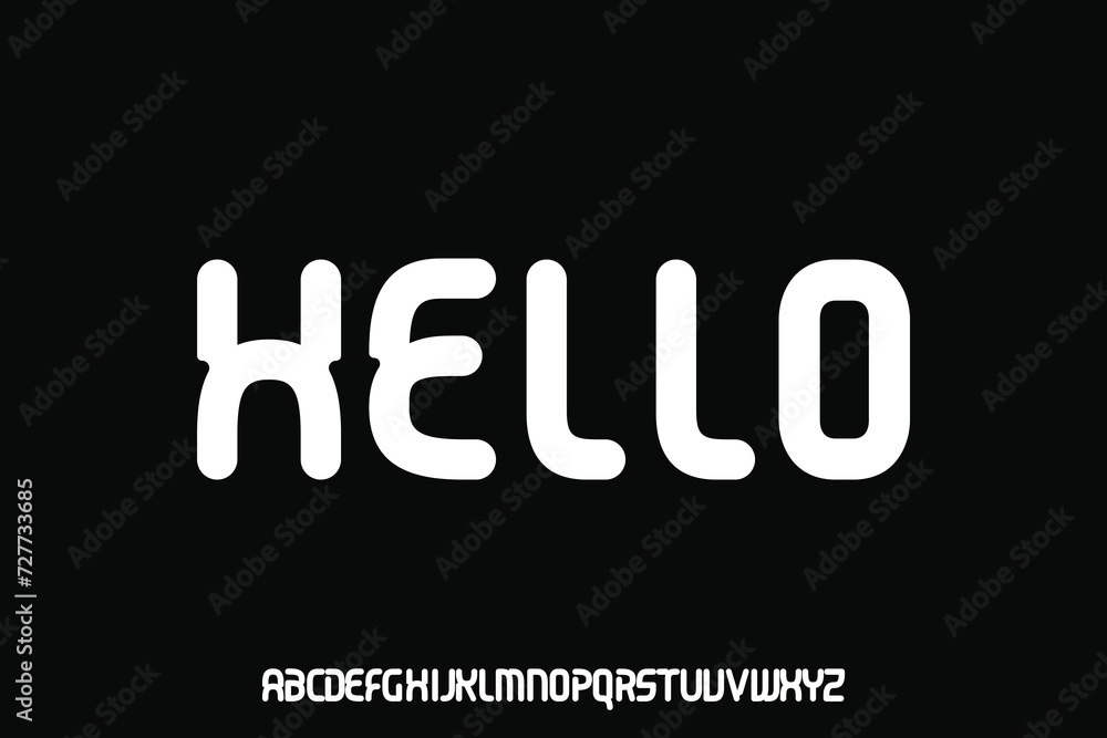 Display alphabet font vector design suitable for headline, poster, logotype, cover and many more Display alphabet font vector design suitable for headline, poster, logotype, cover and many more