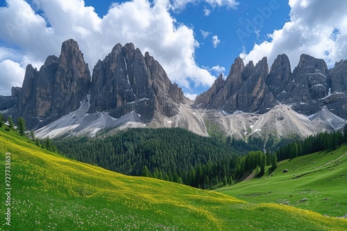 Travel in the Dolomites, Italian Alps, Europe, Summertime  © Straxer