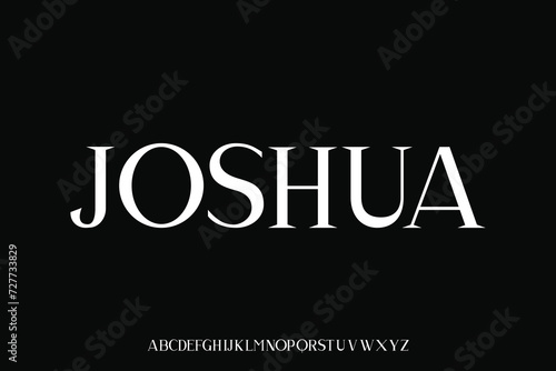 Display alphabet font vector design suitable for headline, poster, logotype, cover and many more