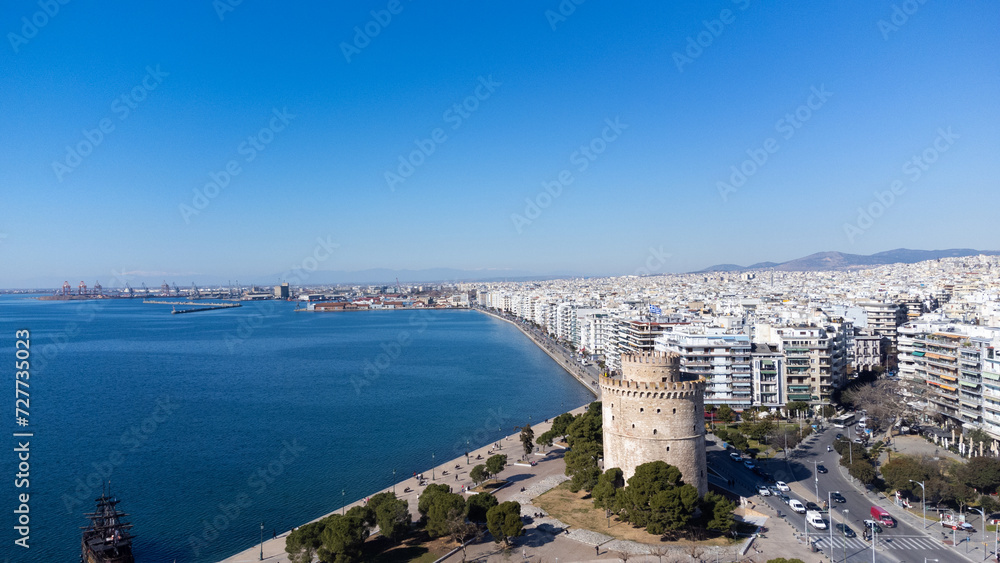 Aerial View Of Thessaloniki