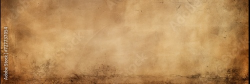 Vintage Brown Banner with Watercolor Texture and Grunge Design - Antique Paper Background