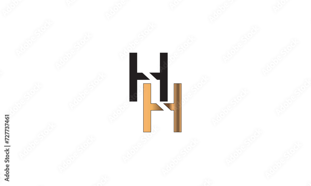HH, H , HH Abstract Letters Logo Monogram HH, H , HH Abstract Letters Logo Monogram