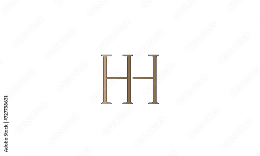 HH, H , HH Abstract Letters Logo Monogram HH, H , HH Abstract Letters Logo Monogram
