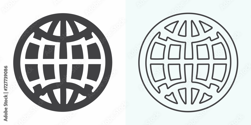 Go to web symbol icon vector illustration Go to web symbol icon vector illustration