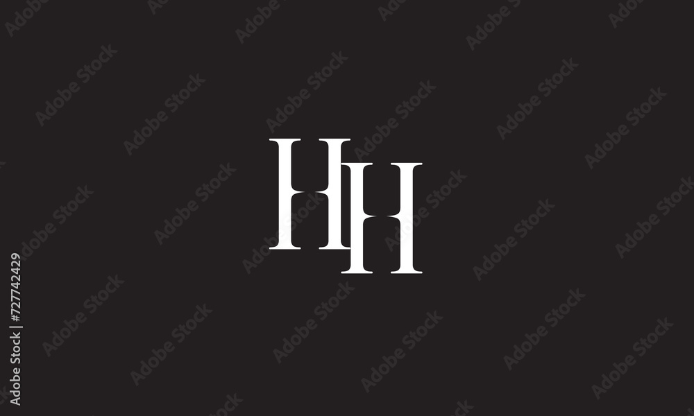 HH, H , HH Abstract Letters Logo Monogram HH, H , HH Abstract Letters Logo Monogram