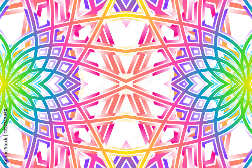 Fototapeta premium Beautiful colourful abstract line art gradient pattern design background for commercial wallpaper or presentation