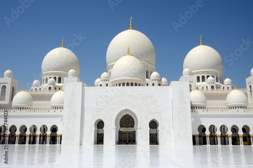 Mezquita Sheikh Zayed en Abu Dhabi  Emiratos   rabes Unidos
