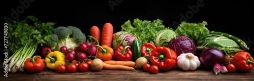 Assorted Vegetables on a Table