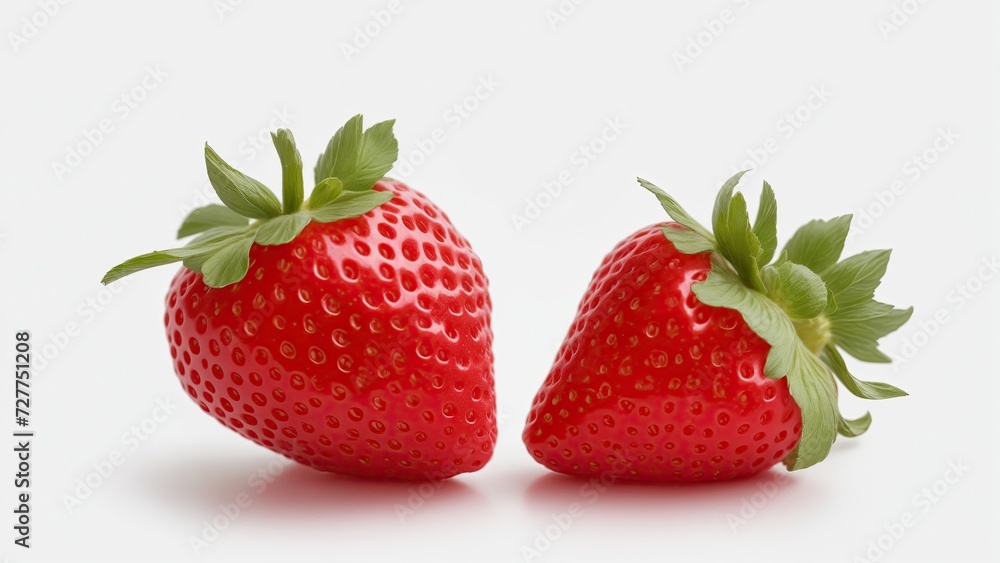 Strawberries on White Background Strawberries on White Background