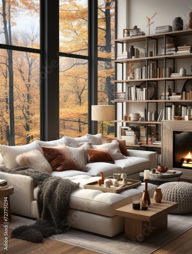 modern living room design UHD Wallpaper