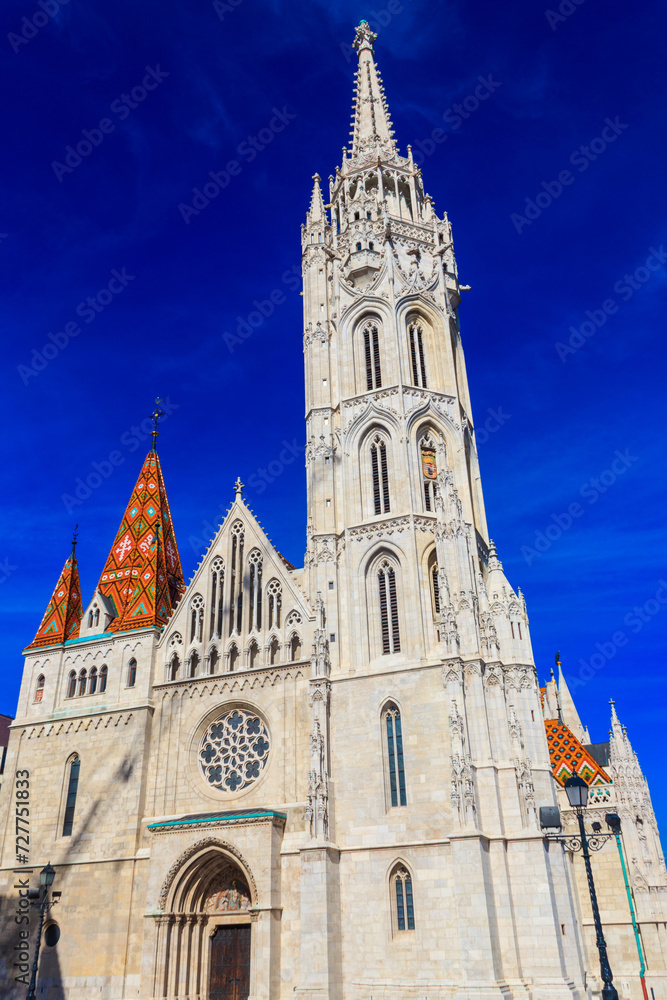 Church of the Assumption of the Buda Castle, more commonly known as the Matthias Church, is a Catholic church located in the Holy Trinity Square, Budapest, Hungary