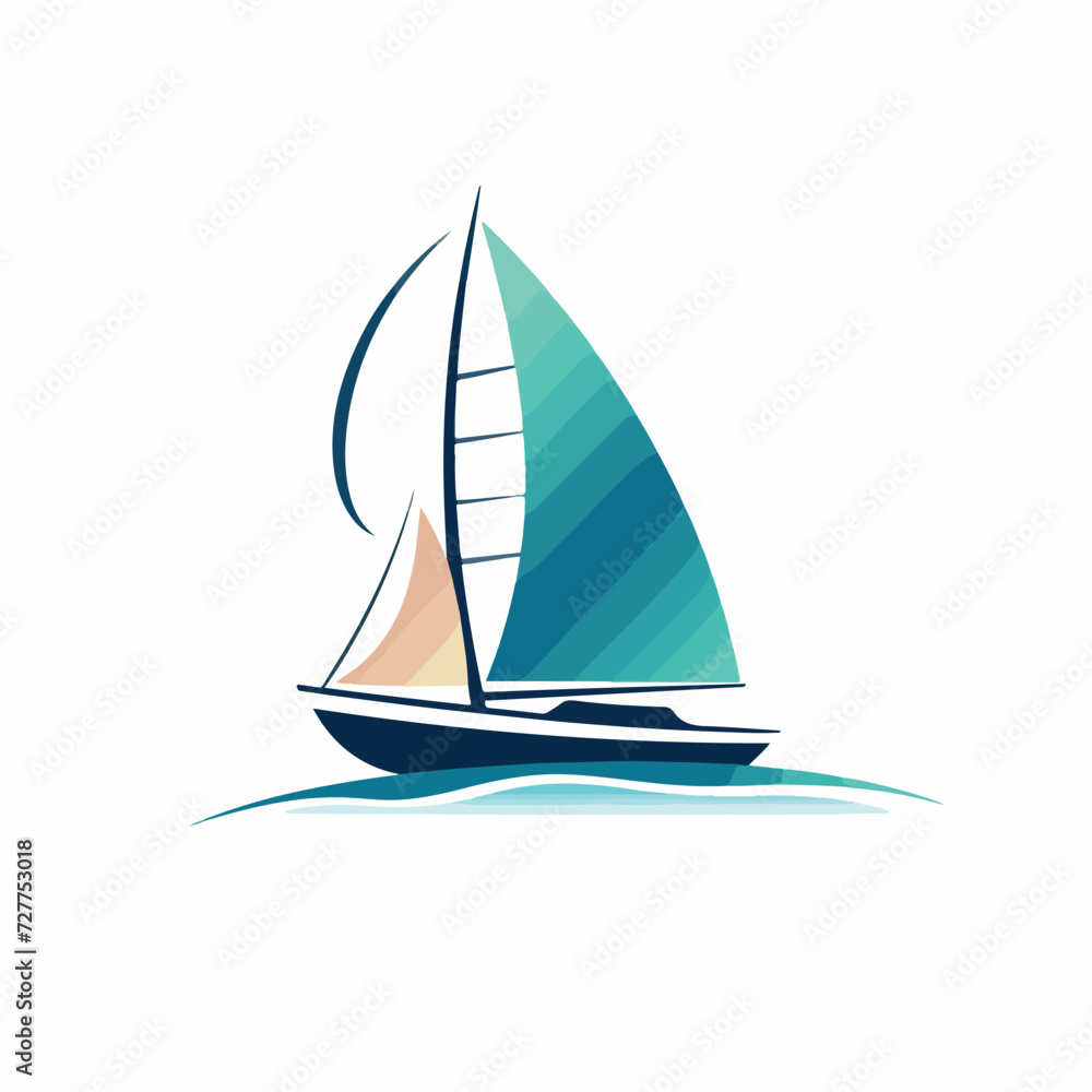 Catamaran in cartoon, doodle style. Image for t shirt. Isolated 2d vector illustration in logo, icon, sketch style, Eps 10. AI Generative Catamaran in cartoon, doodle style. Image for t shirt. Isolated 2d vector illustration in logo, icon, sketch style, Eps 10. AI Generative