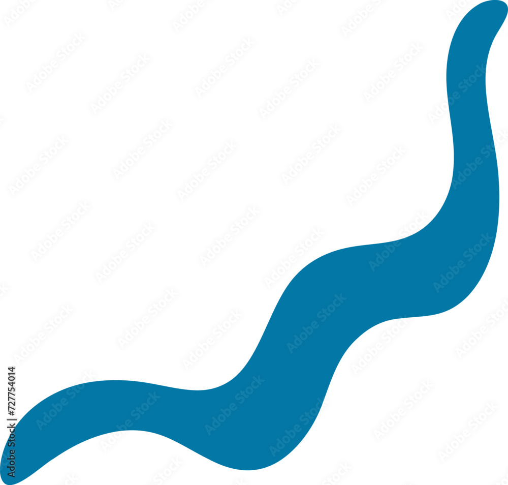 Sea waves silhouette illustration. Wave shape design element Sea waves silhouette illustration. Wave shape design element
