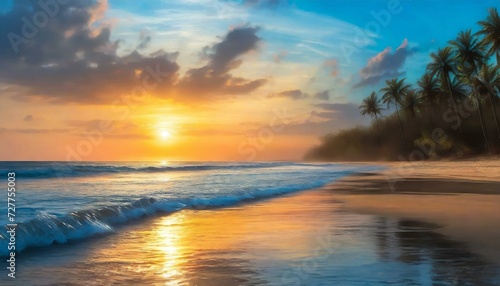 A beach at sunset © Eloy