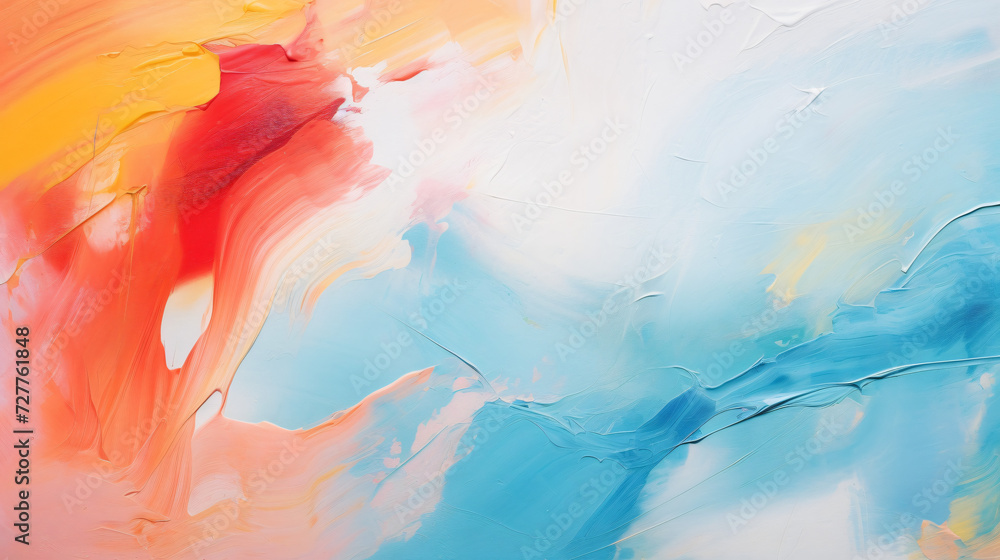 A close-up of an abstract painting.