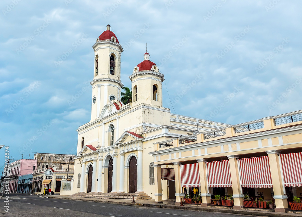 The Our Lady of the Immaculate Conception Cathedral also called Cienfuegos Cathedral, Cuba.