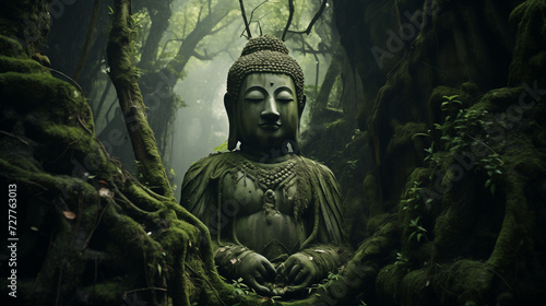 Buddha s Graceful Presence in the Forest