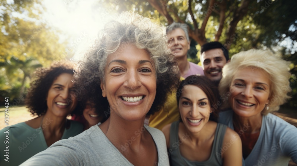 Obraz premium Community Clean-Up and Gardening Portrait Generative AI