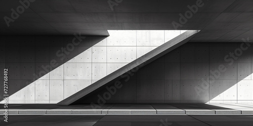 minimalist architecture detail with light and shadow
