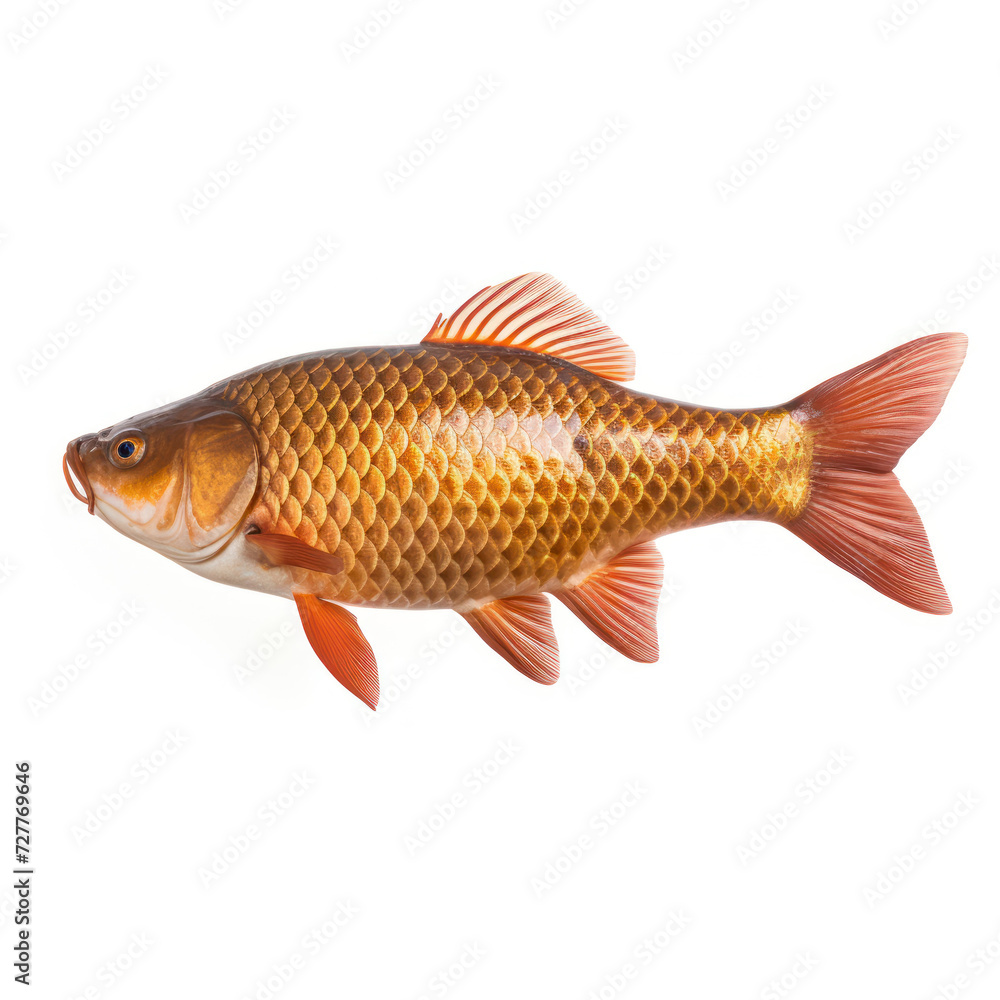 Fototapeta premium fish on white background