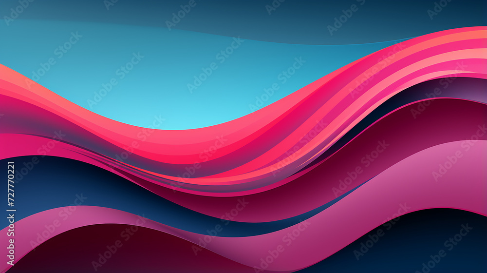 Fototapeta premium Magenta_an_abstract_background_with_lines_sk