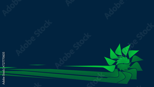 abstract background with leaves