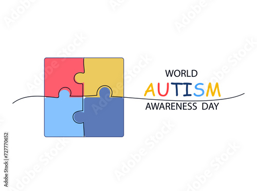 World awareness day background  design  celebrating poster modern flat vector illustration.