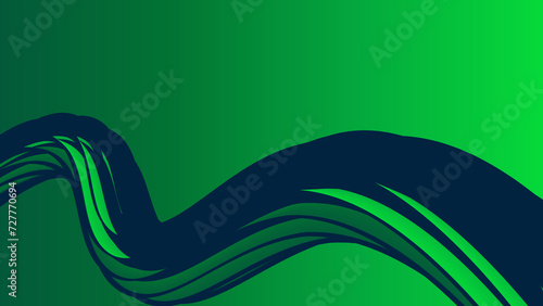 abstract green background with waves