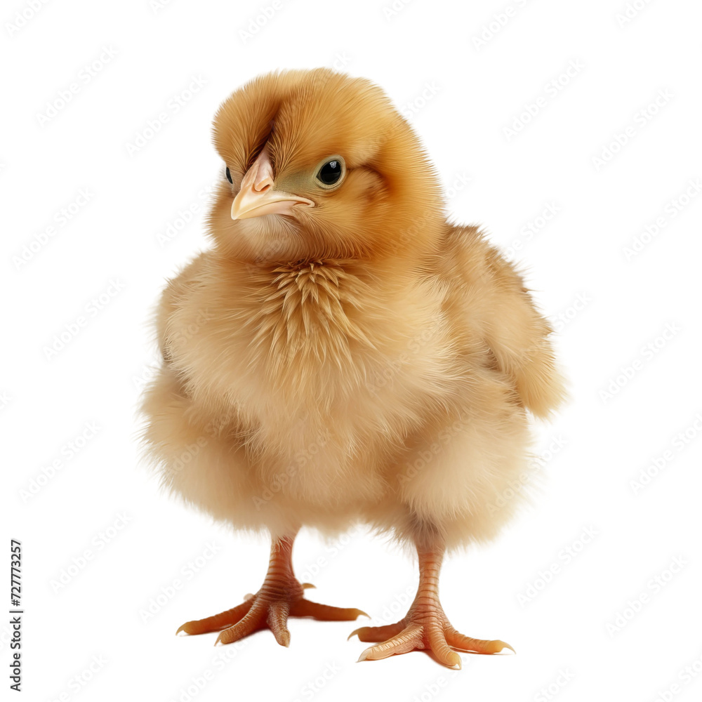 baby chicken isolated on white background baby chicken isolated on white background