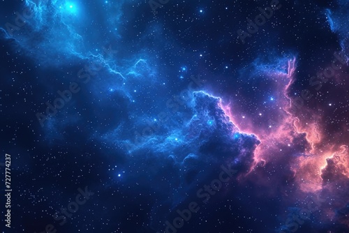 Abstract galaxy space illustration 