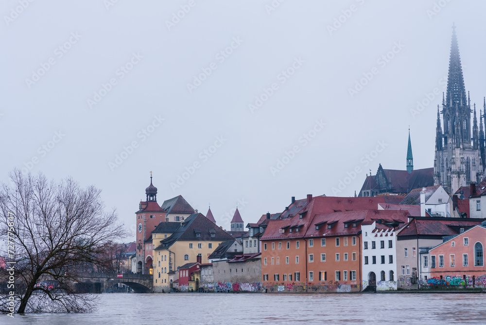 Obraz premium Wintre in Regensburg