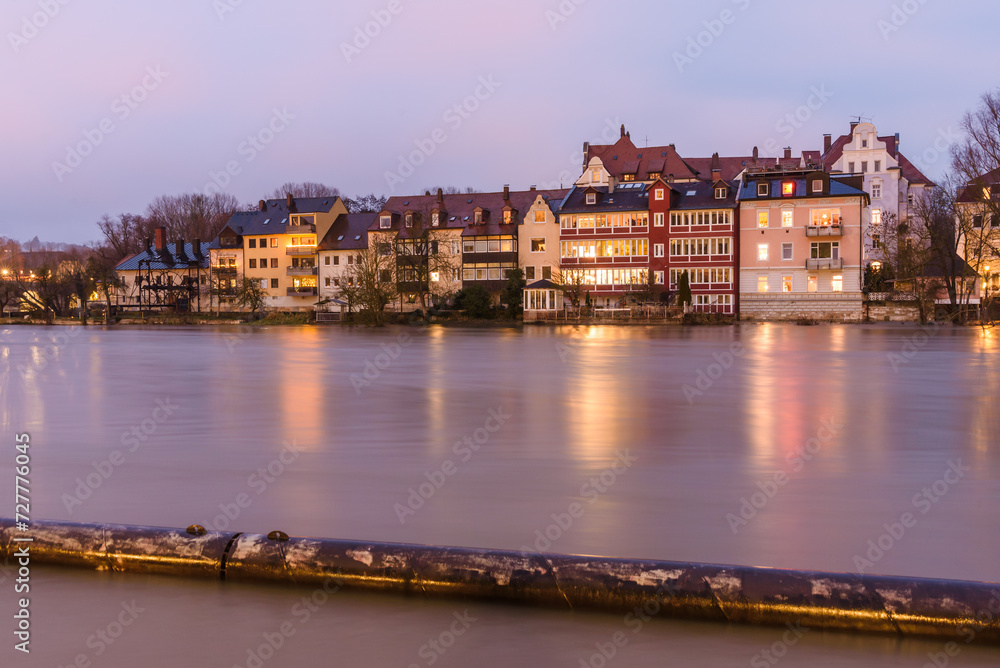 Regensburg bei Hochwasser