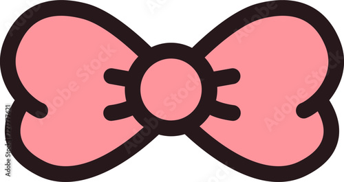 Cartoon Style Bow Tie