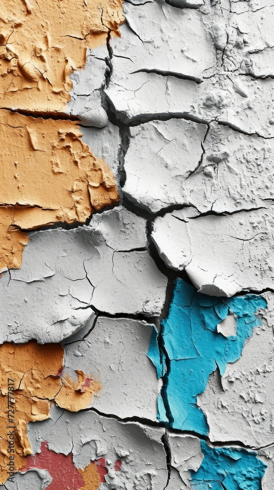 Plaster texture in bright color. Generative AI. Plaster texture in bright color. Generative AI.