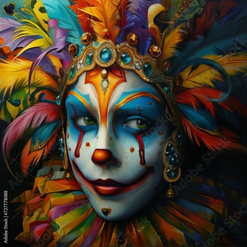 The dazzling and ultrarealistic mayhem of Carnaval, filled with an explosion of bright and lively colors.