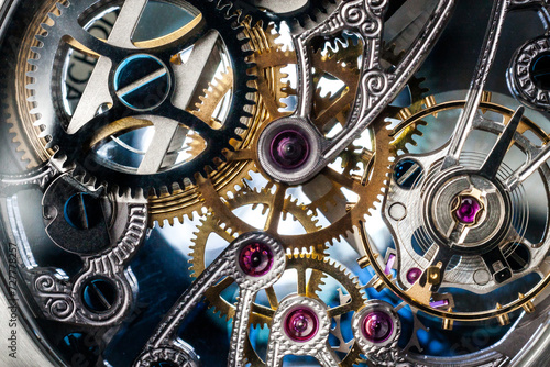 Schilderij op canvas old watch mechanism