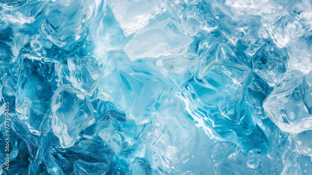 Ice cold texture background. Cracked and scattered ice pieces. Ice cold texture background. Cracked and scattered ice pieces.