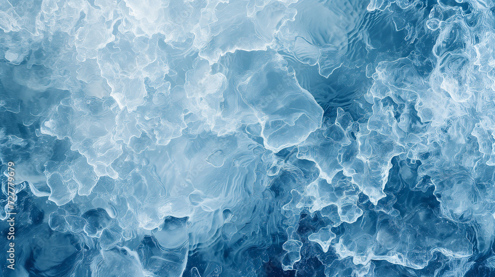 Ice cold texture background. Cracked and scattered ice pieces. Ice cold texture background. Cracked and scattered ice pieces.