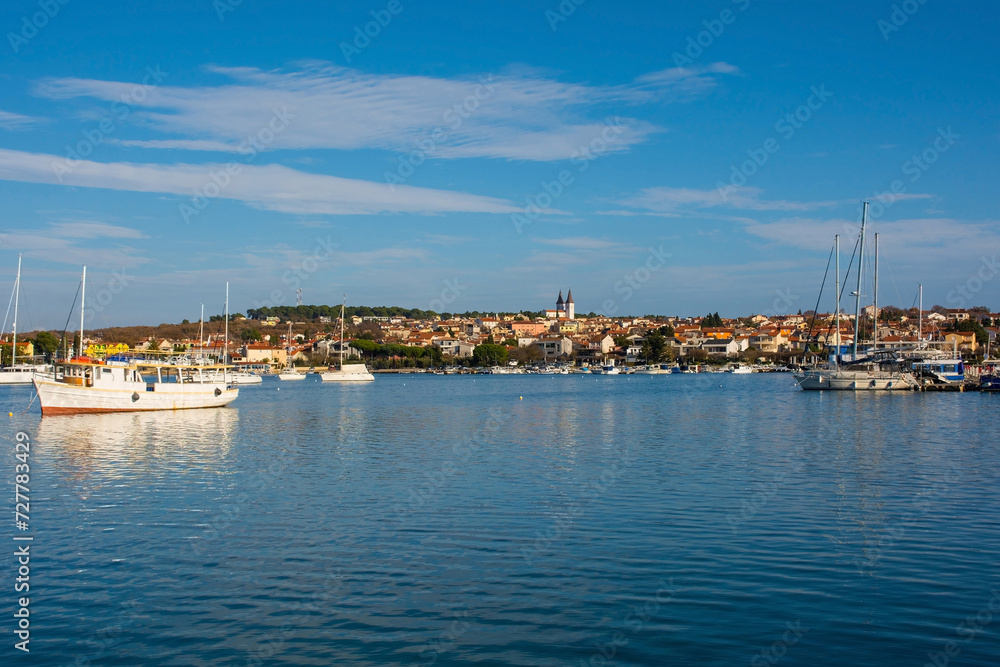 The coastal town of Medulin in Istria, north west Croatia