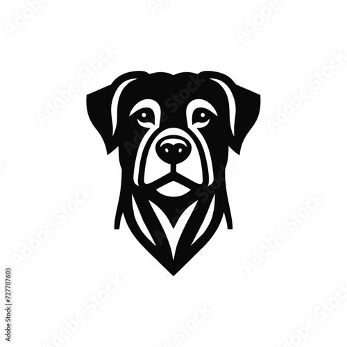 Simple and Clean Dog Logo Front Side