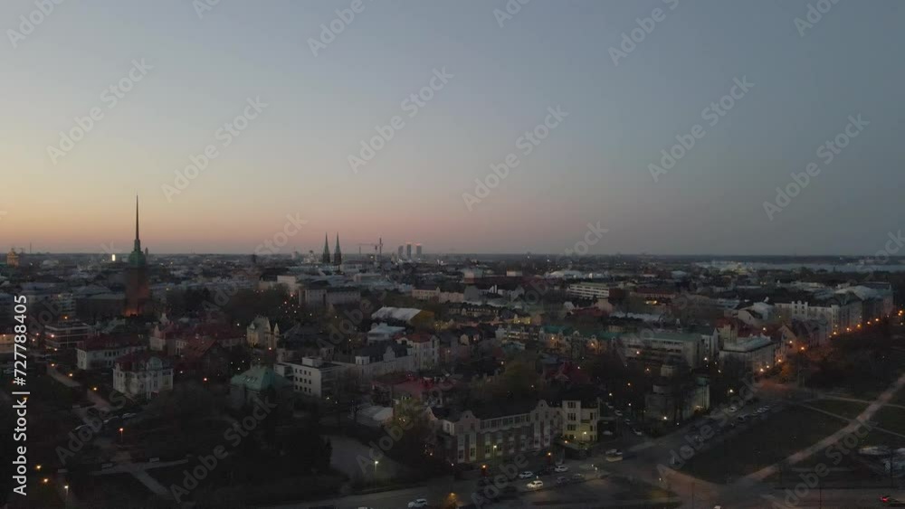 Aerial perspective of Porkkala, Finland, near Espoo: where land, sea, and sky converge in breathtaking harmony Aerial perspective of Porkkala, Finland, near Espoo: where land, sea, and sky converge in breathtaking harmony