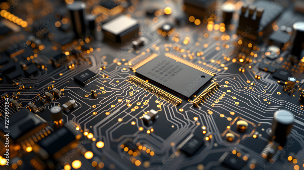 Capturing the Heart of Innovation: Explore the Electronics Manufacturing Journey with a Generic Printed Circuit Board and Microchips – Abundant Copyspace for Your Creative Expression. Capturing the Heart of Innovation: Explore the Electronics Manufacturing Journey with a Generic Printed Circuit Board and Microchips – Abundant Copyspace for Your Creative Expression.