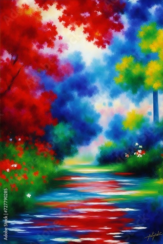 colorful painting © Abdul