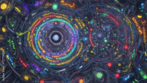 abstract background with circles