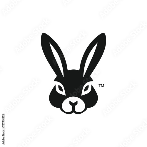 Cute Rabbit Head Logo front side © Fadil Rambey