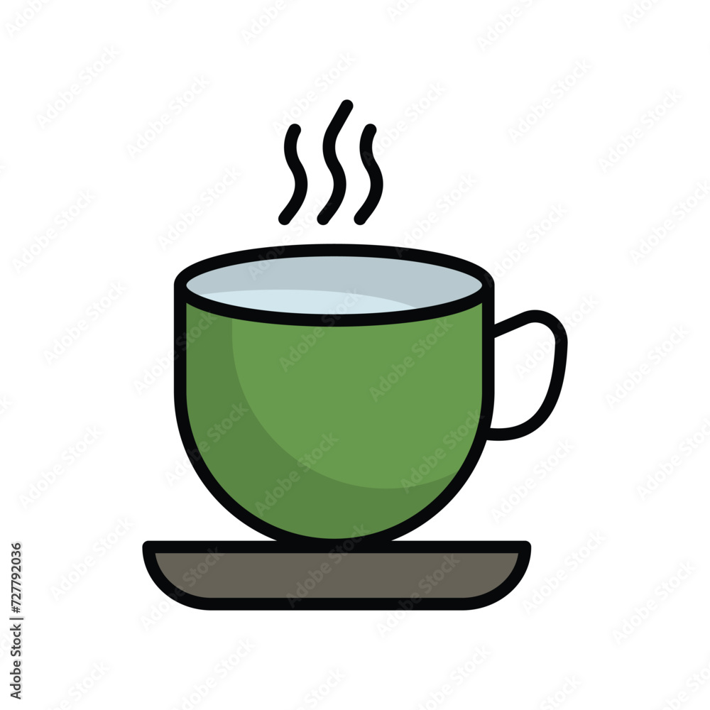 cup icon with white background vector stock illustration cup icon with white background vector stock illustration