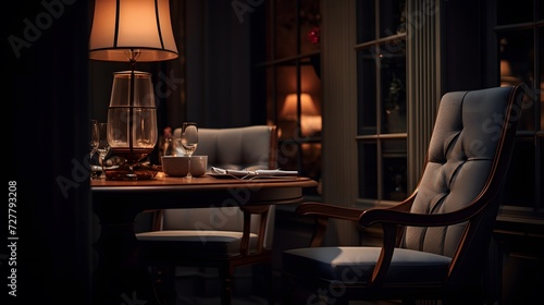 Wallpaper Mural イスとテーブル Torontodigital.ca